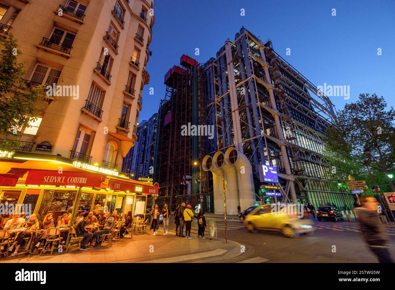 Centre National d'Art et de culture Georges Pompidou Banque D'Images