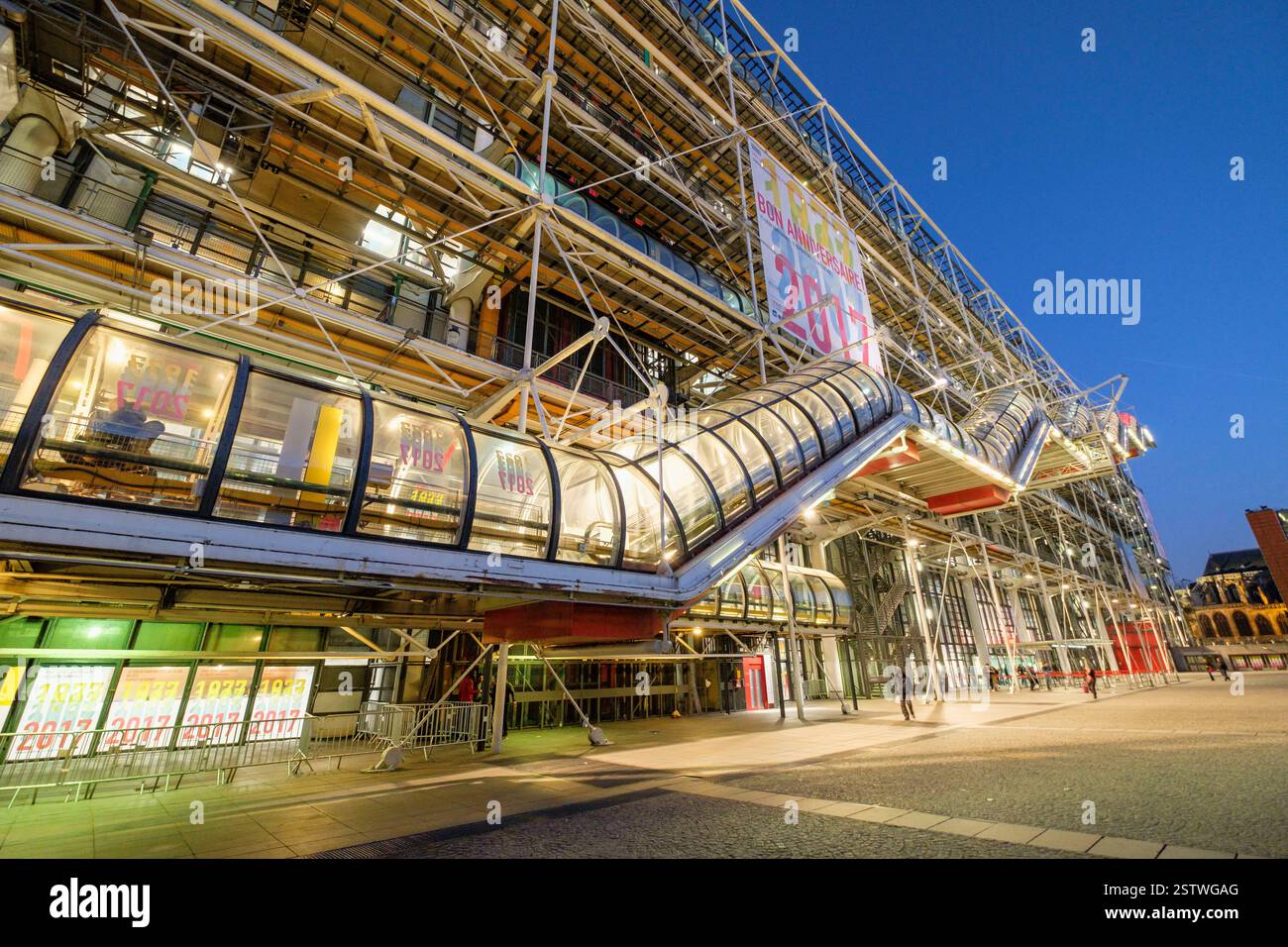 Centre National d'Art et de culture Georges Pompidou Banque D'Images