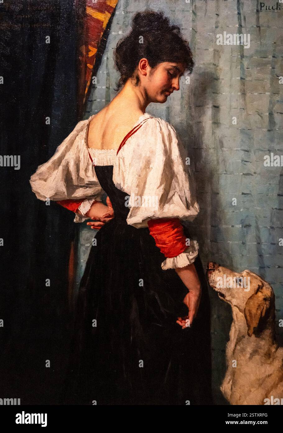 Jeune italienne Banque D'Images