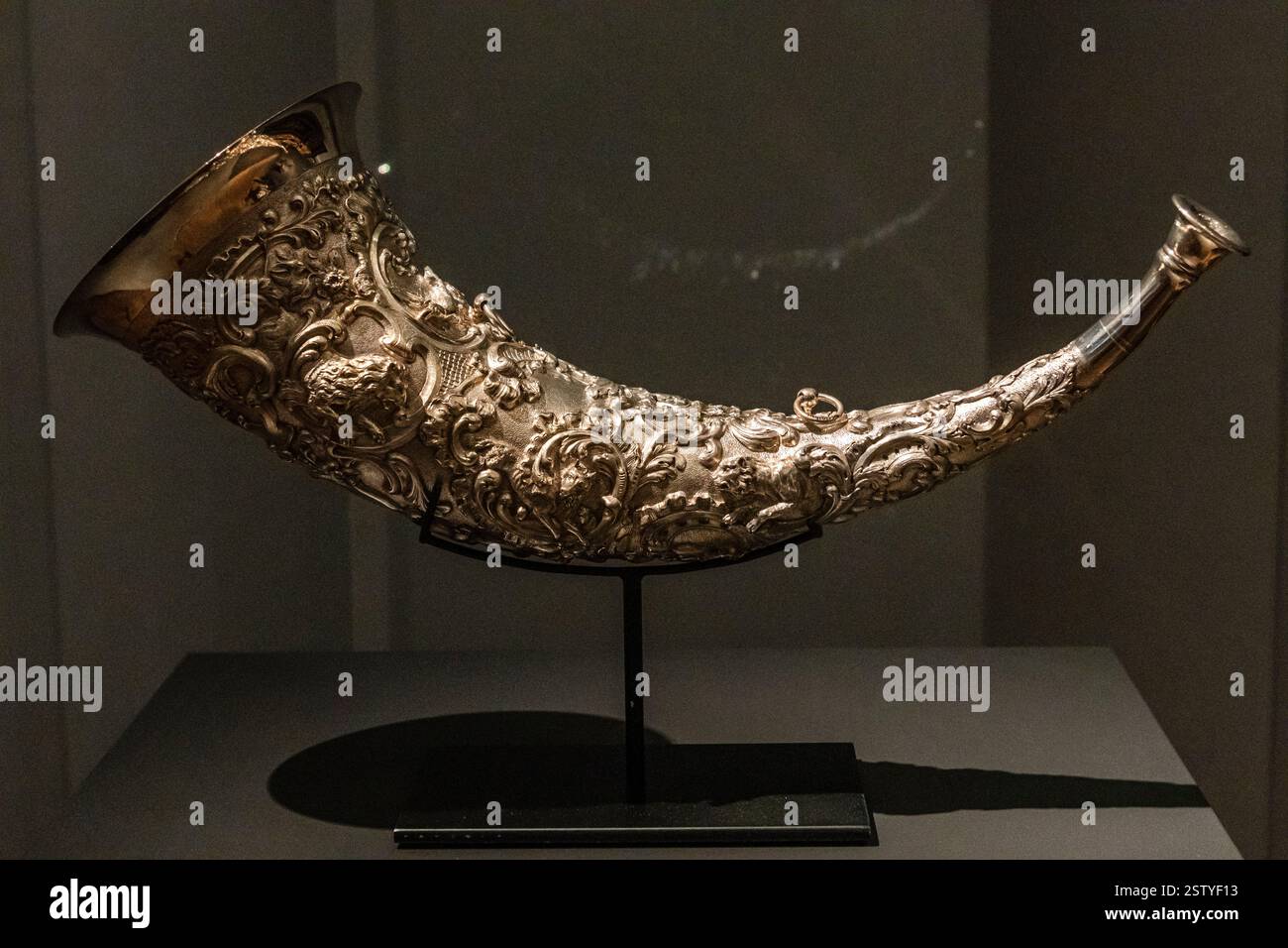 Cor de chasse Banque D'Images