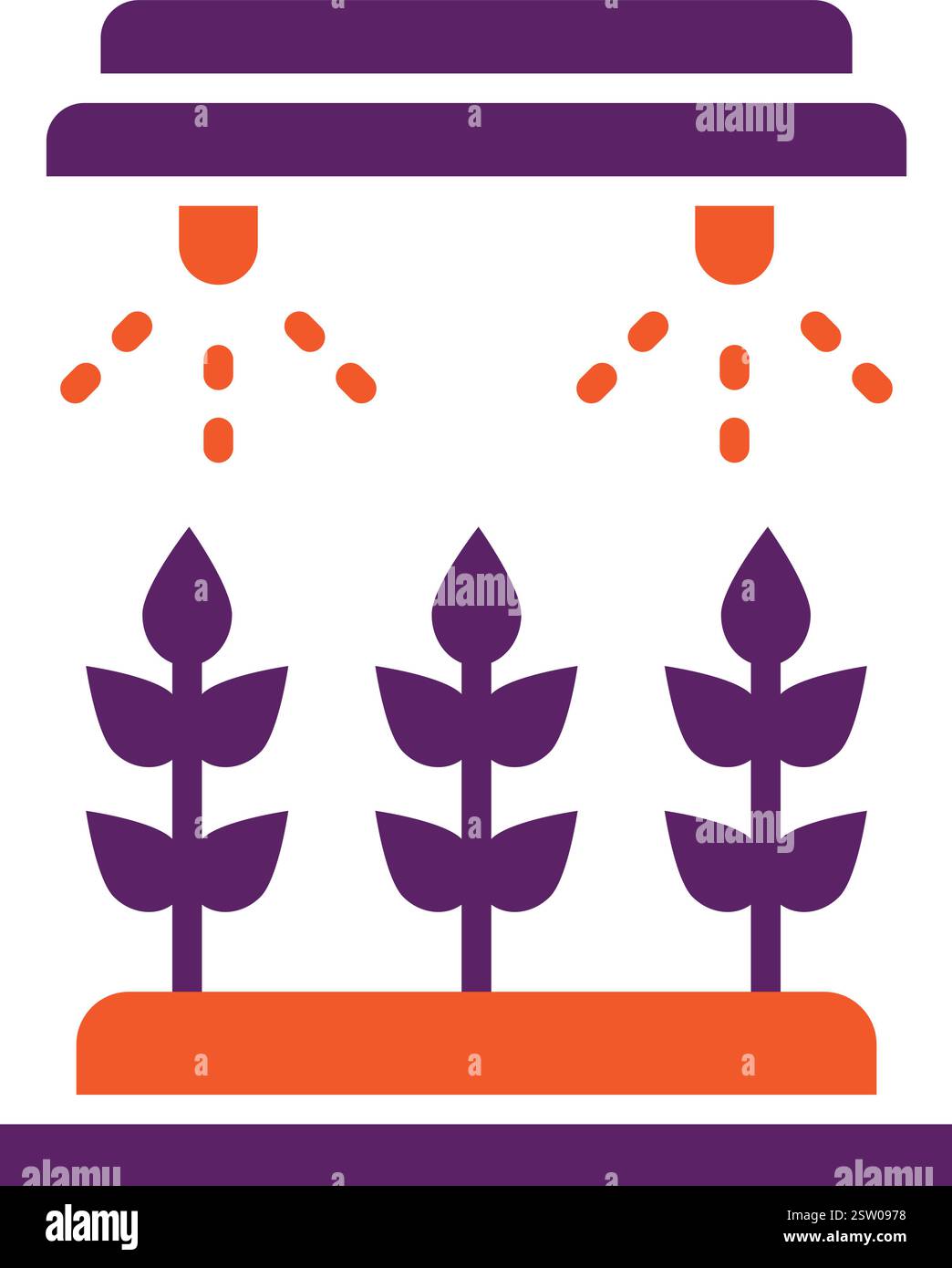 Illustration de conception d'icône vectorielle d'arroseur Illustration de Vecteur