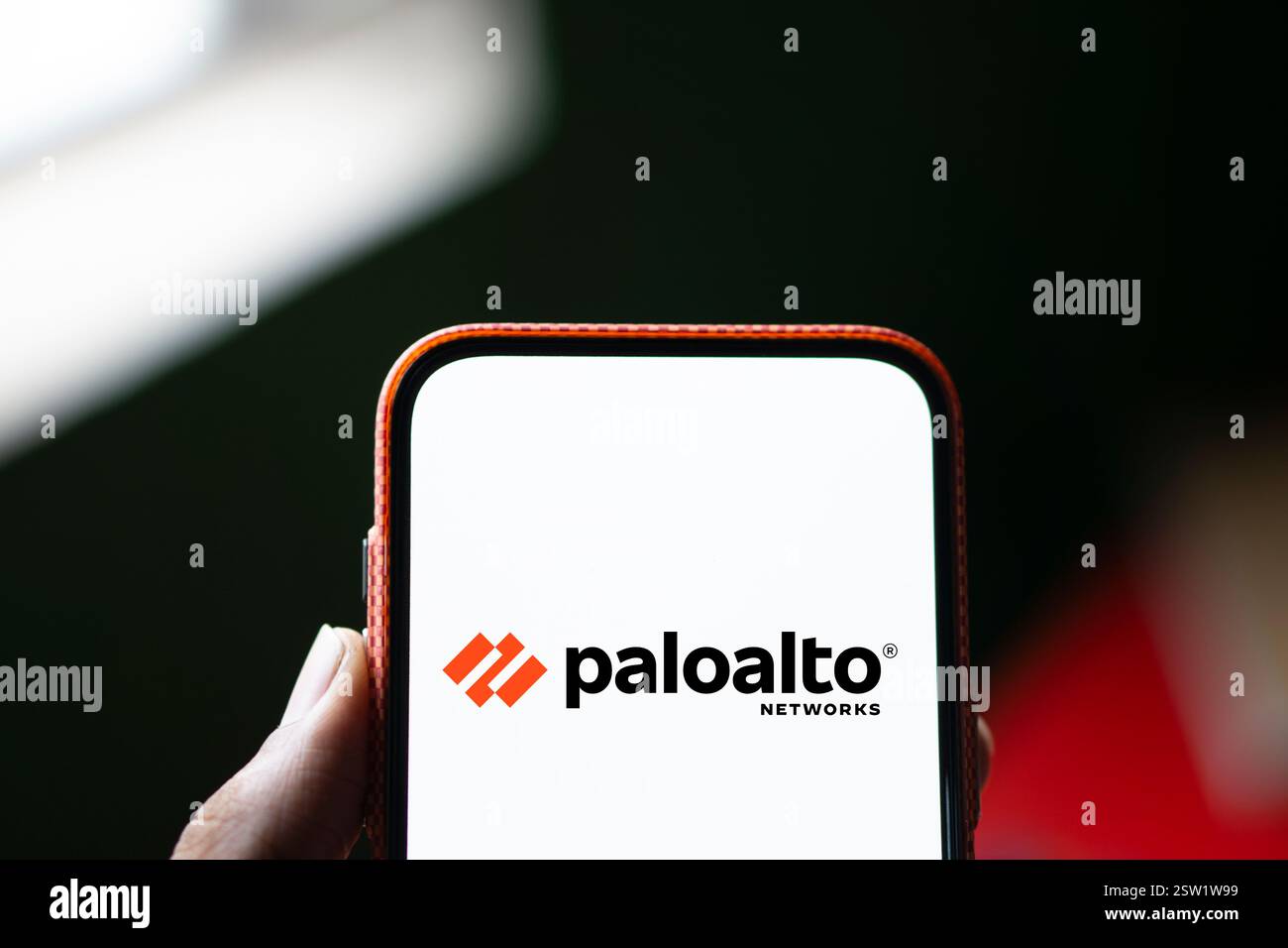 Dhaka, Bangladesh- 07 août 2024 : le logo Palo Alto Networks est affiché sur le smartphone. Palo Alto Networks est un leade de cybersécurité Banque D'Images