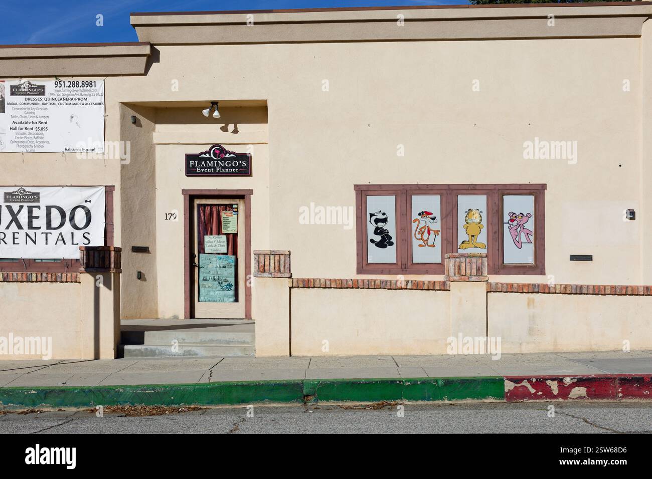 Centre communautaire Banning, Banning, Californie. Banque D'Images