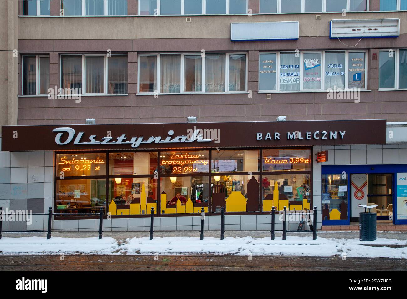 Olsztyniak Bar Mleczny - Olsztyniak Milk Bar Banque D'Images