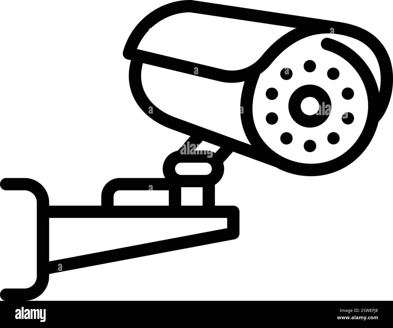 Icône pour caméra cctv, cctv Illustration de Vecteur