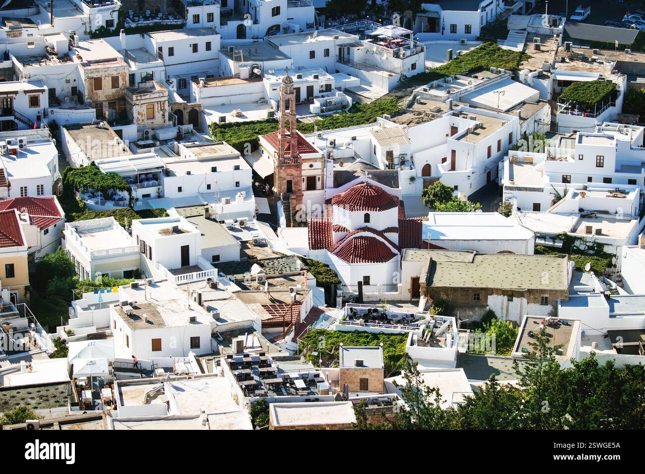 Lindos, Grèce Banque D'Images