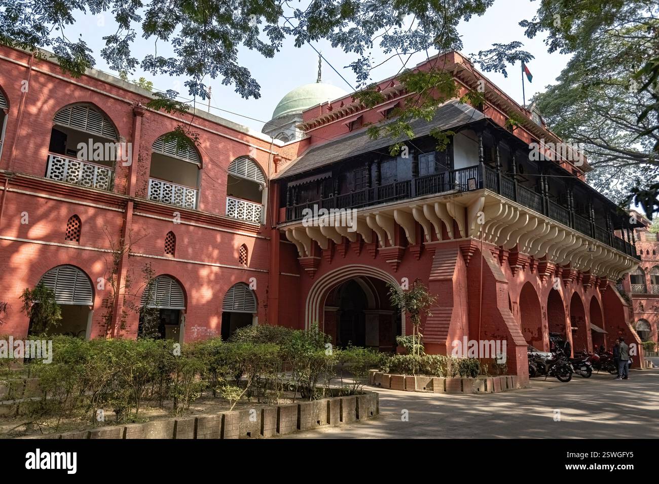 Architecture coloniale dans la gare centrale de Chittagong et musée ferroviaire Bagladesh Banque D'Images