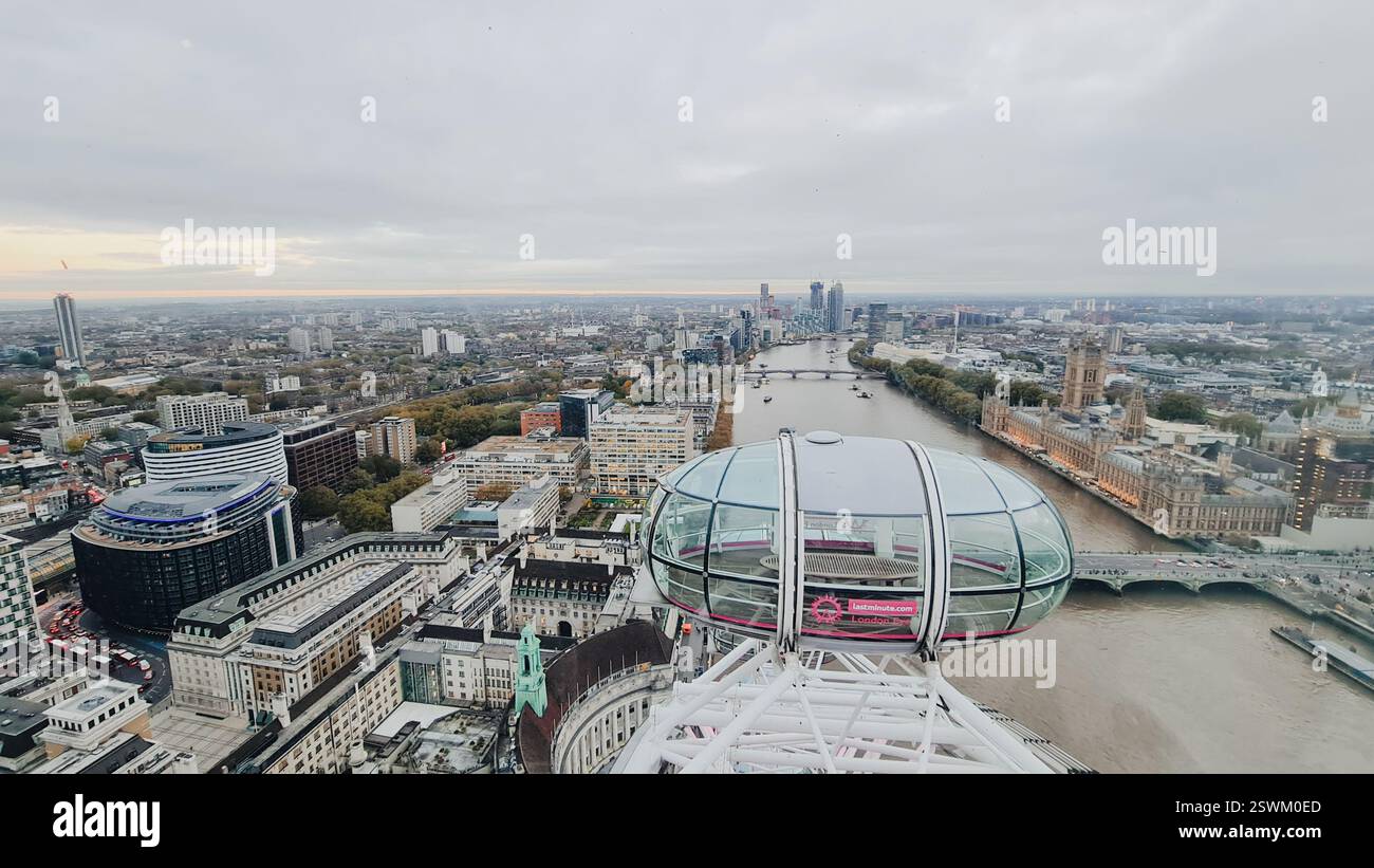 Vue depuis le sommet de la ville de Londres Banque D'Images