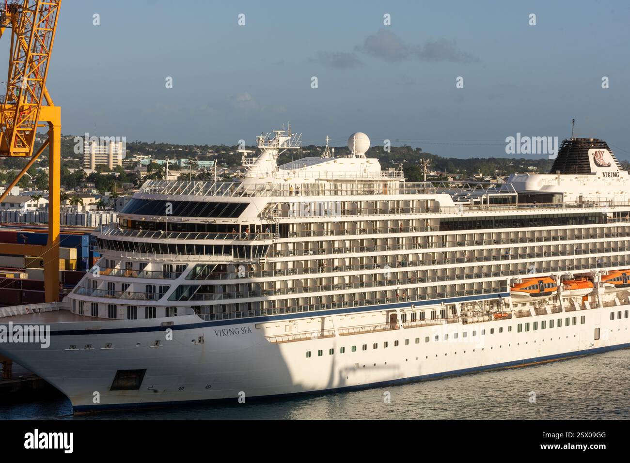 MV Viking Sea, Bridgetown Port, Barbade Banque D'Images