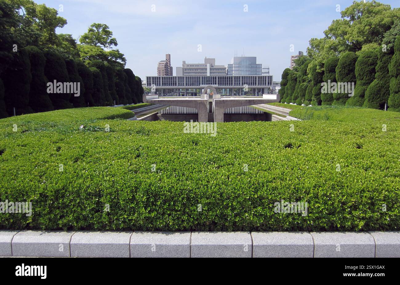 Parc et musée mémorial de la paix d'Hiroshima Banque D'Images