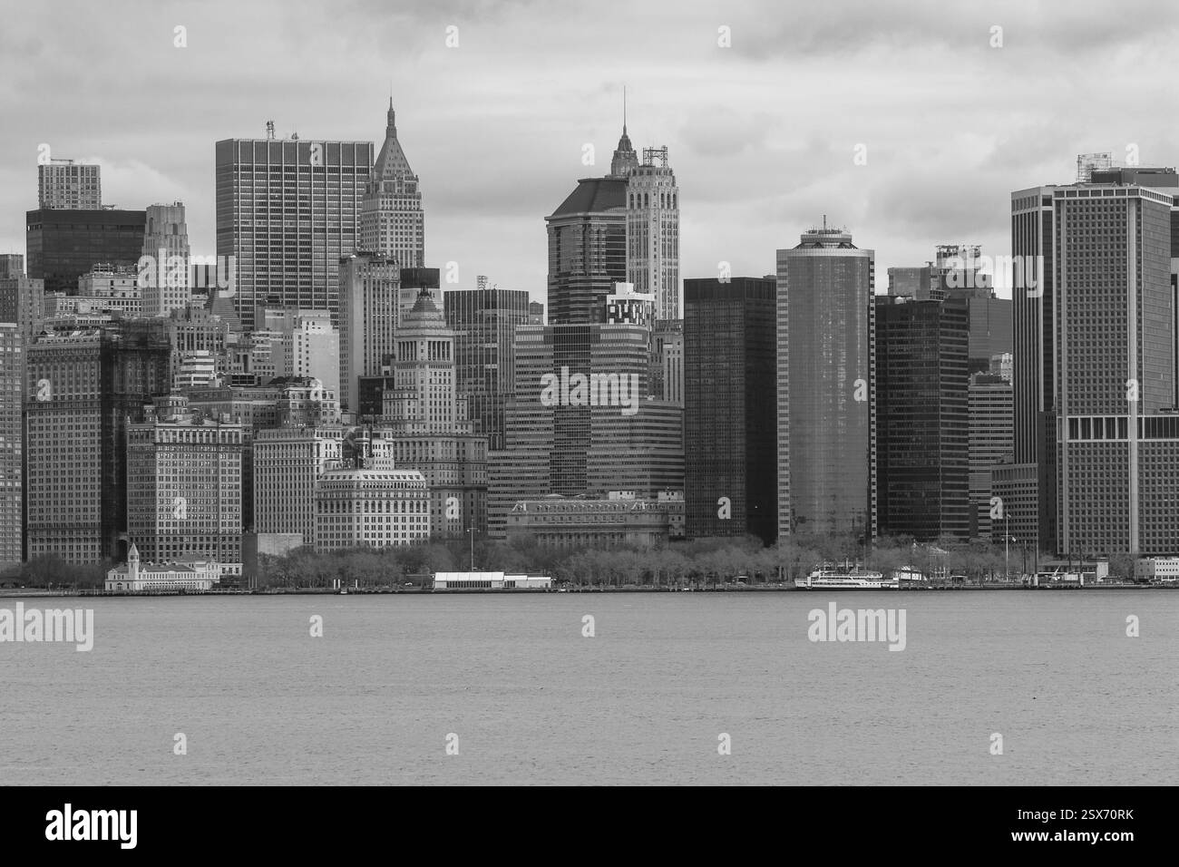 Magnifique horizon de Manhattan Banque D'Images