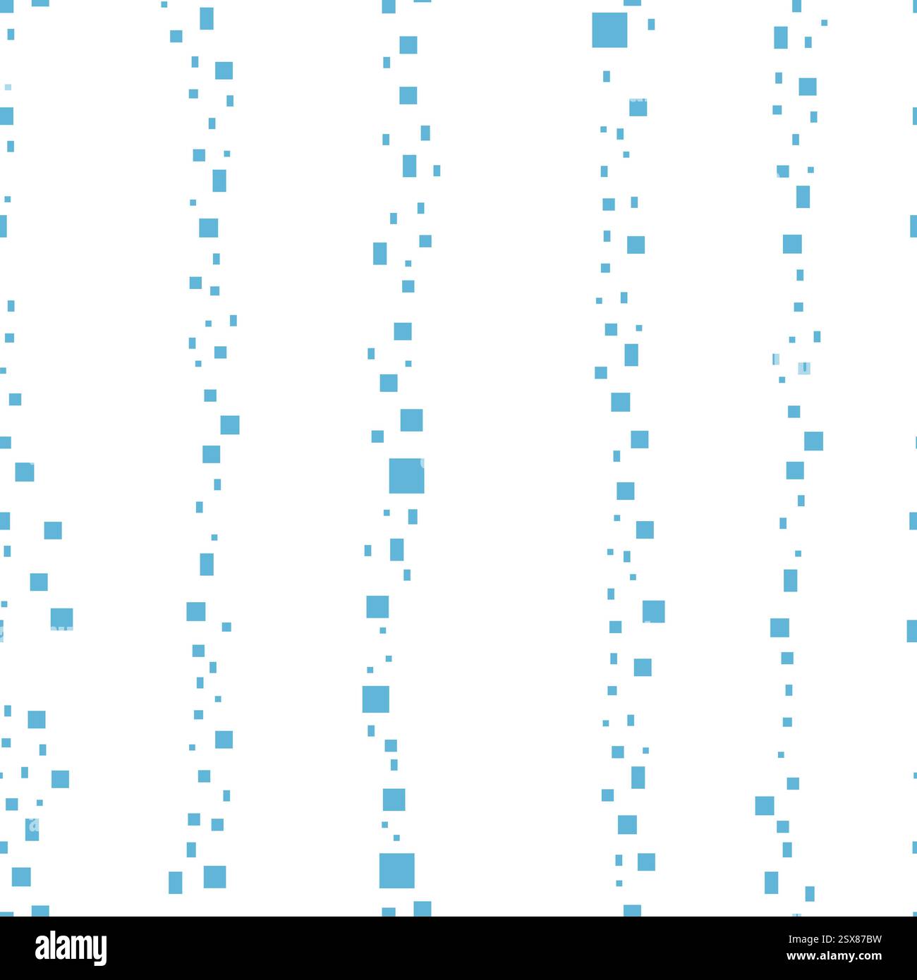 Texture transparente vectorielle bleue dans un style rectangulaire. Illustration abstraite pailletée avec des formes rectangulaires. Pattern peut être utilisé pour les sites Web. Illustration de Vecteur