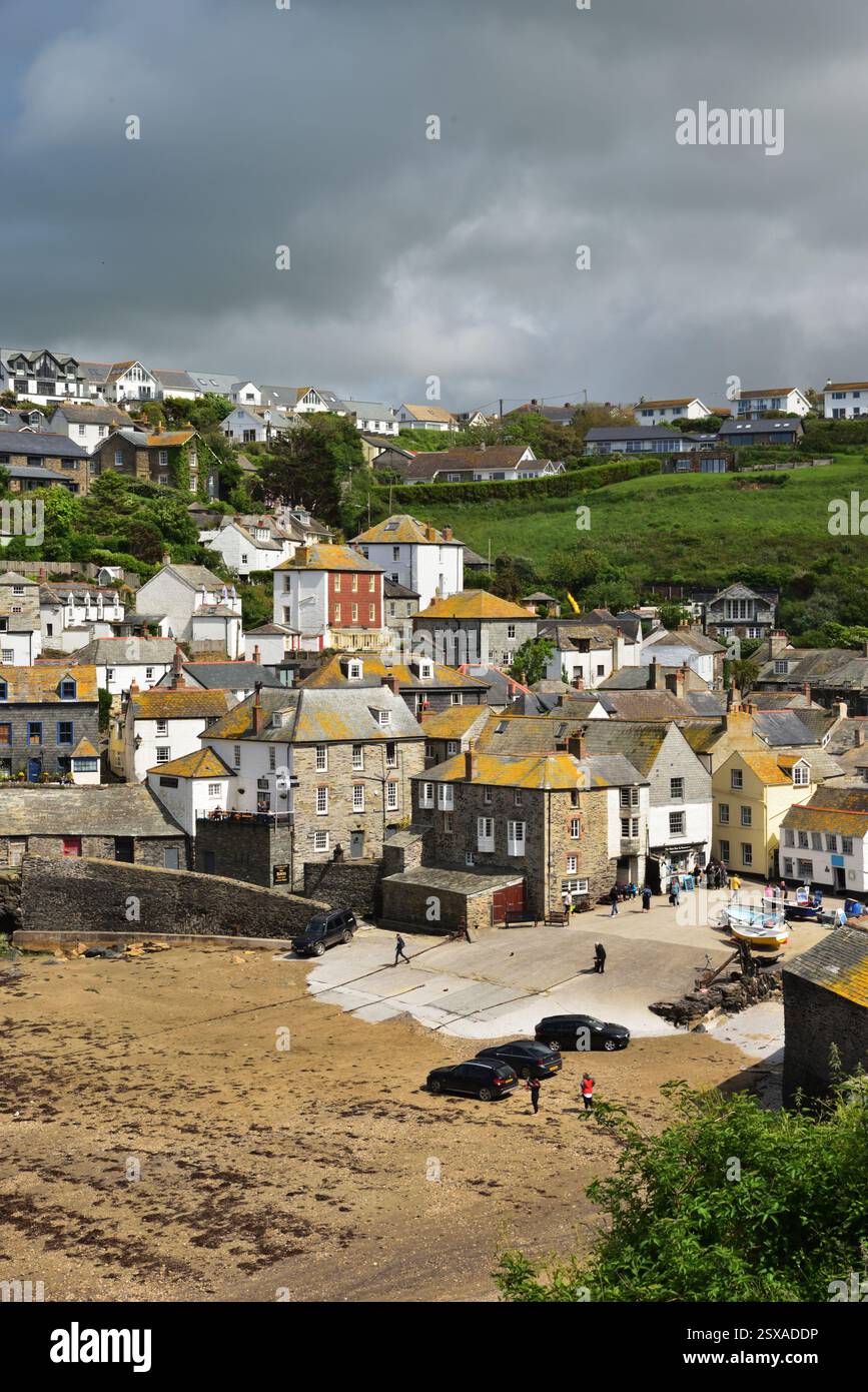 Port Isaac, Cornwall, qui a été utilisé comme décor de Portwenn dans la série ITV Doc Martin Banque D'Images