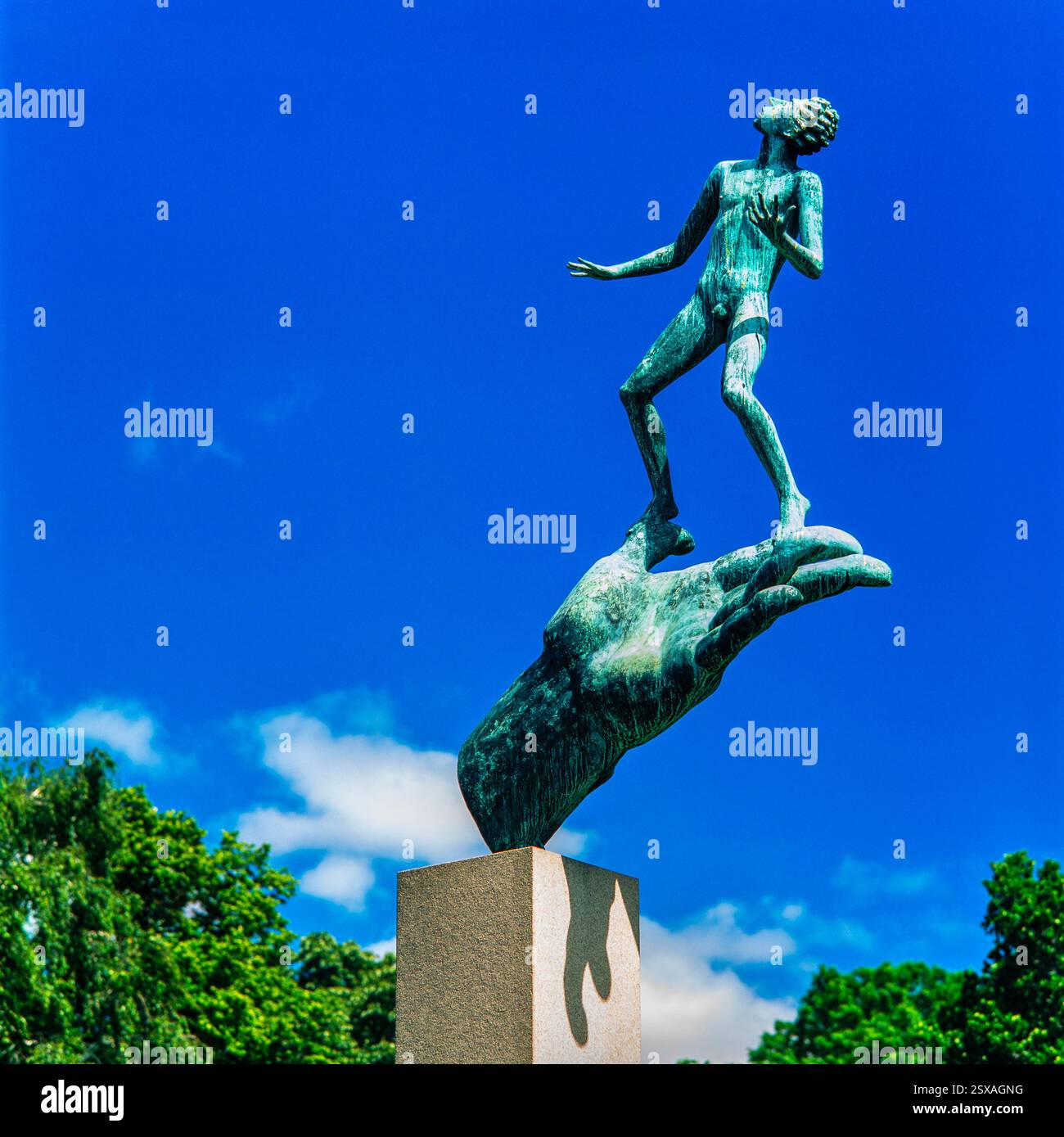 La main des dieux Banque D'Images