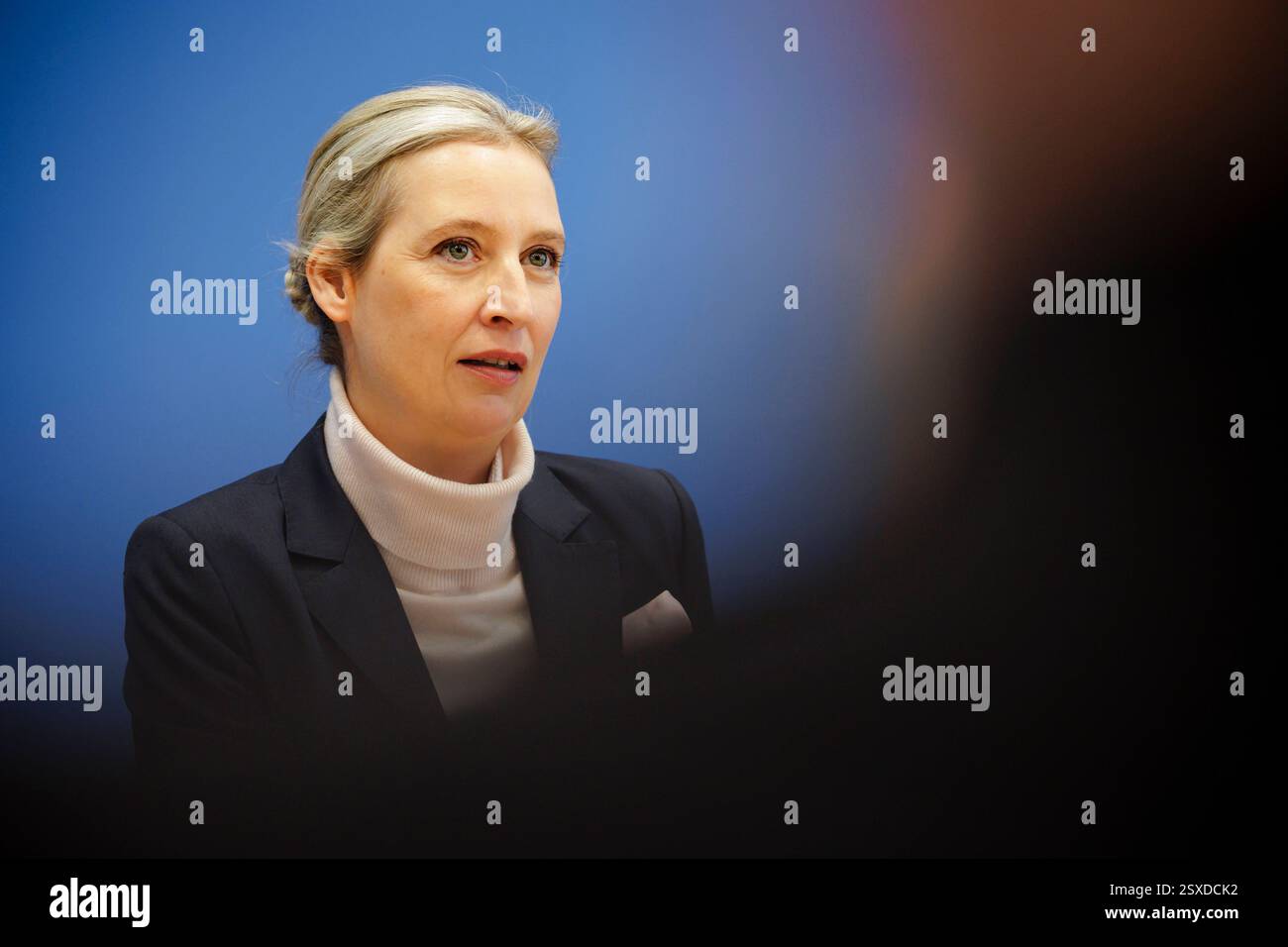 Tasse JUST DO IT AfD Alice Weidel - Merchandising Politique Allemand En Céramique Bleue