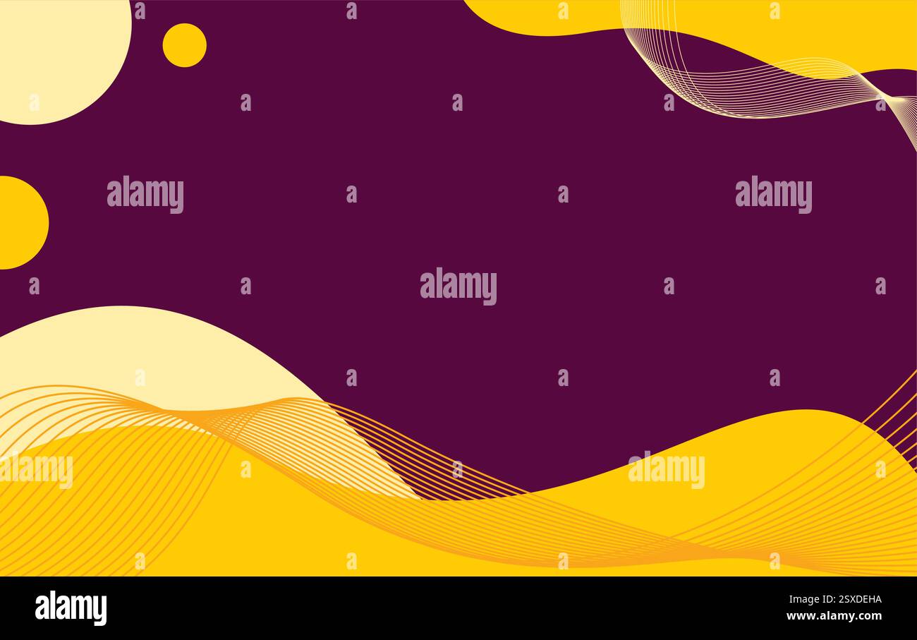 Bannière de modèle coloré avec dégradé de couleur. Design avec forme liquide. fond d'onde Illustration de Vecteur