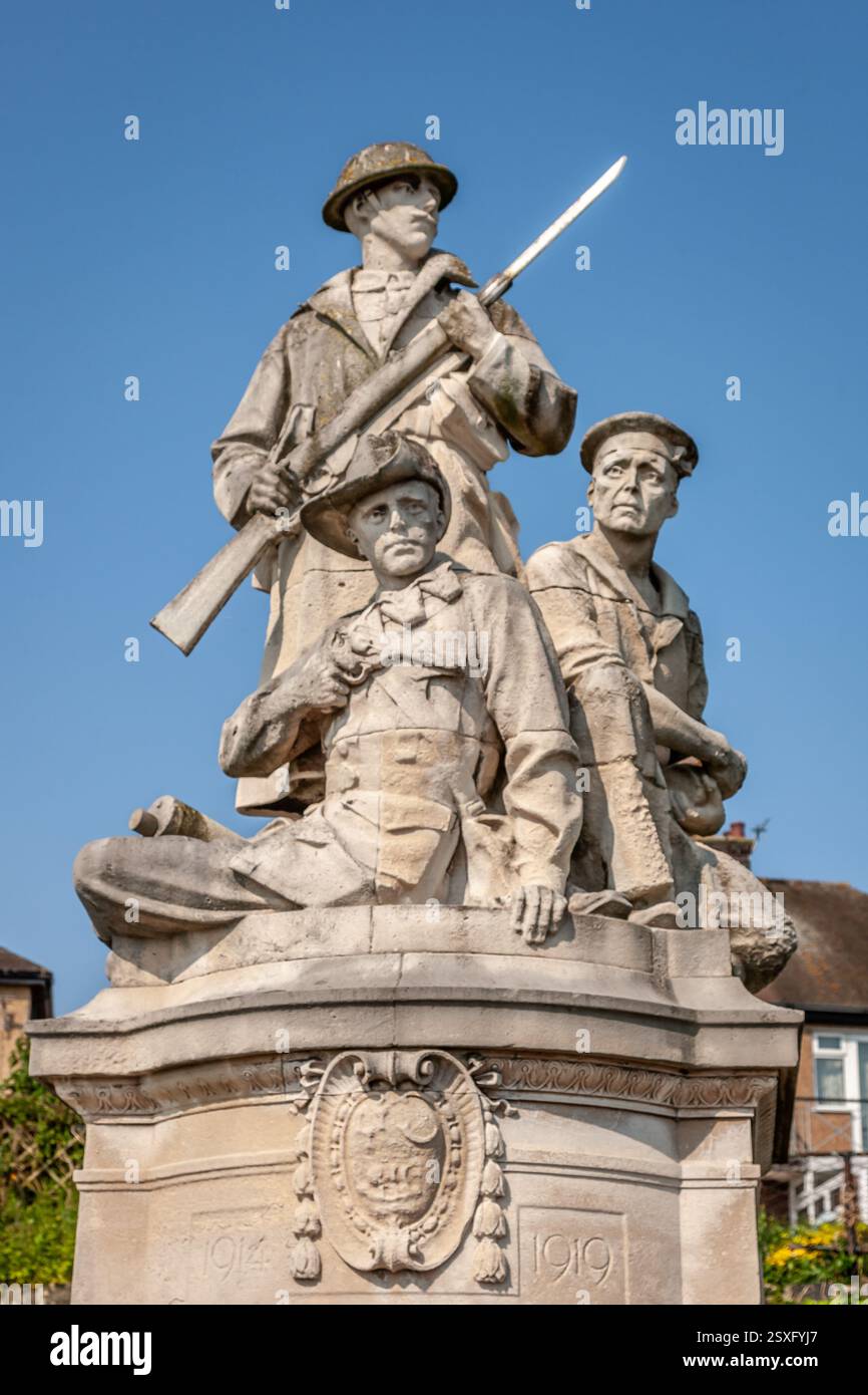 Mémorial de la guerre, New Brighton, Merseyside, Wirral, Angleterre, ROYAUME-UNI Banque D'Images