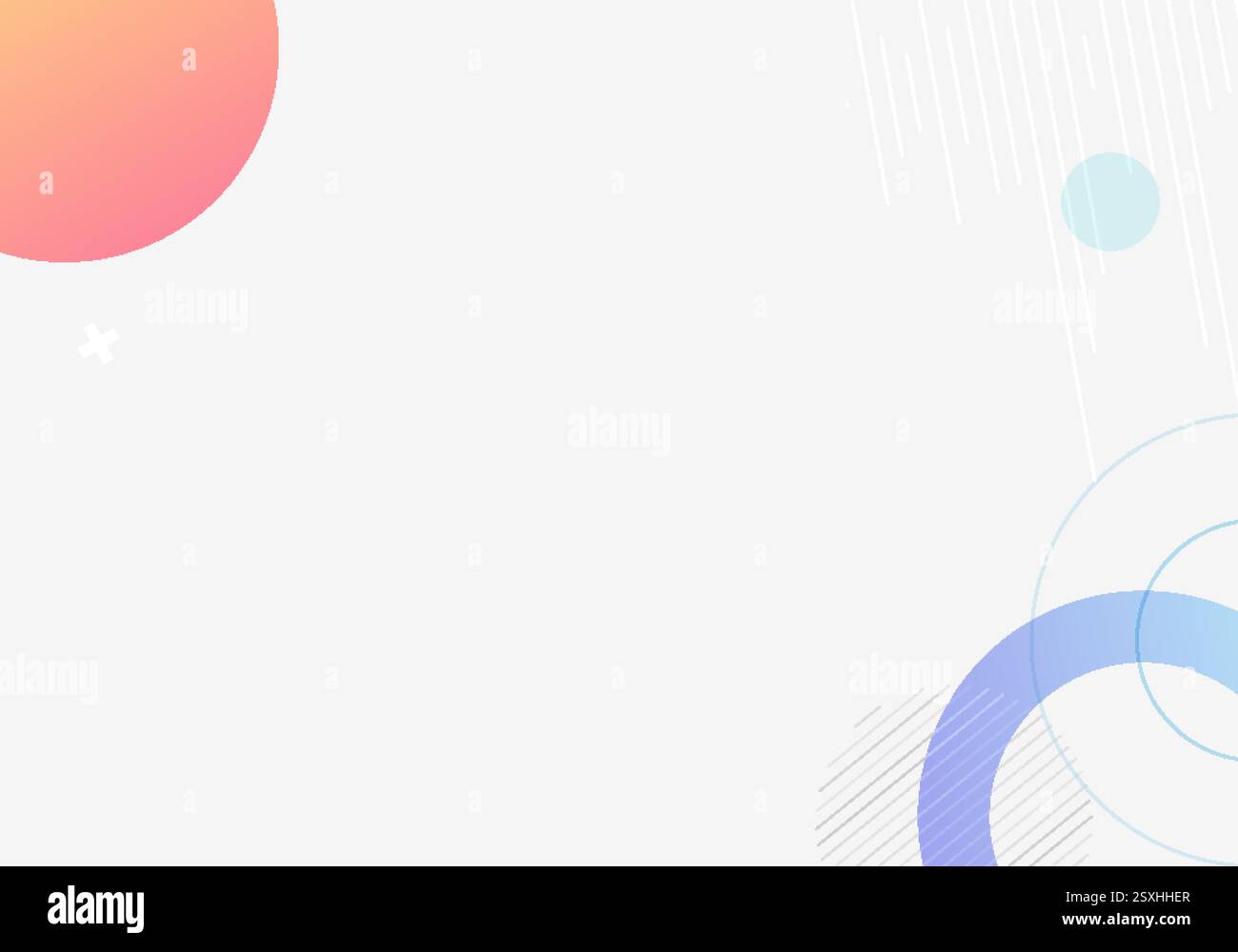 Esthétique contemporaine avec un accent sur le minimalisme et le mélange doux des couleurs. Illustration de Vecteur