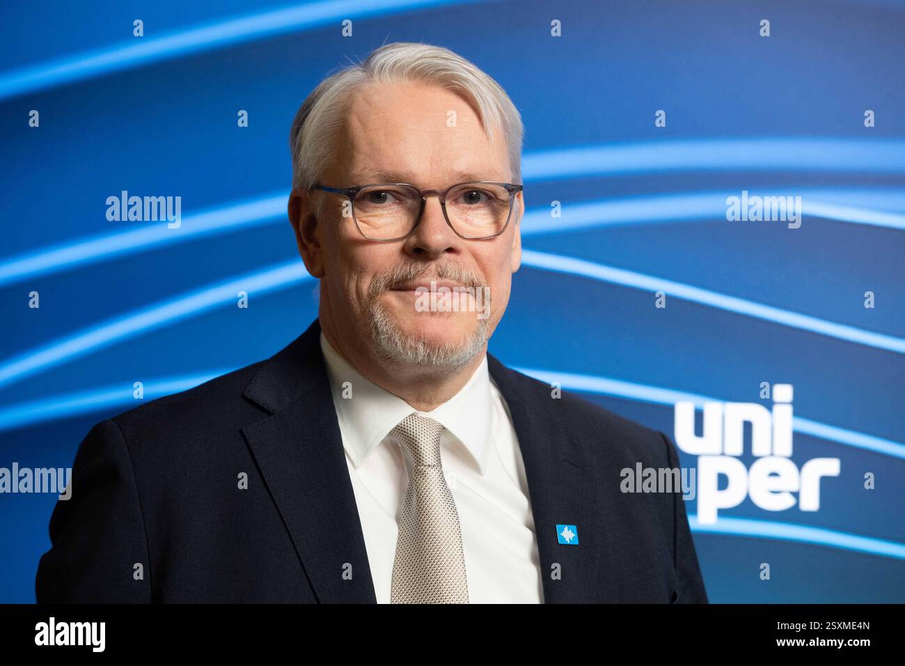 Carsten POPPINGA, Vorstandsmitglied, Directeur commercial CCO, Bilanzpressekonferenz der Uniper se, Duesseldorf, 25.02.2025. *** Carsten POPPINGA, membre du Directoire, Chief commercial Officer CCO , Conférence de presse annuelle d'Uniper se à Duesseldorf, 25 02 2025 Banque D'Images