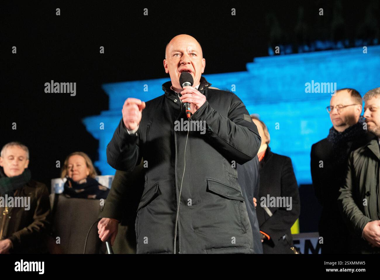 Manifestation ukrainienne pour le 3ème anniversaire de la guerre de Russie contre l'Ukraine Banque D'Images