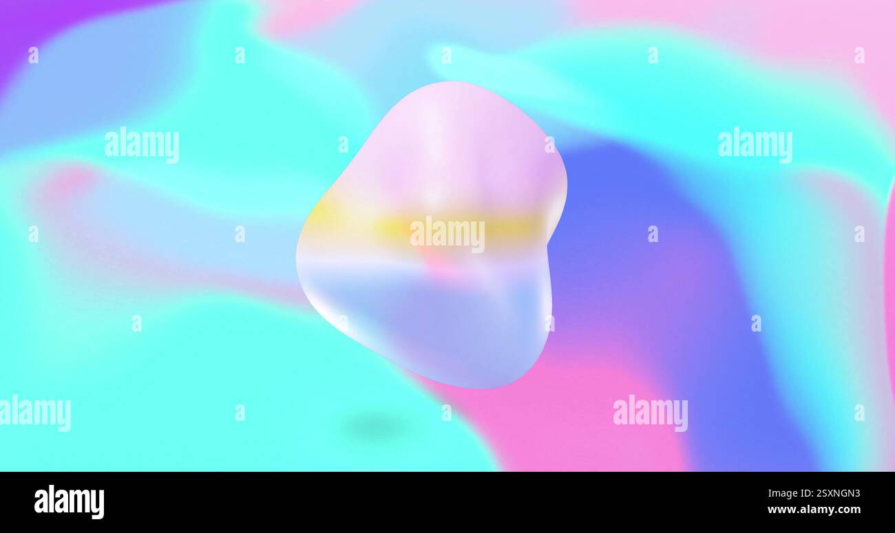 Formes abstraites colorées et dégradés, image de mouvement fluide Banque D'Images