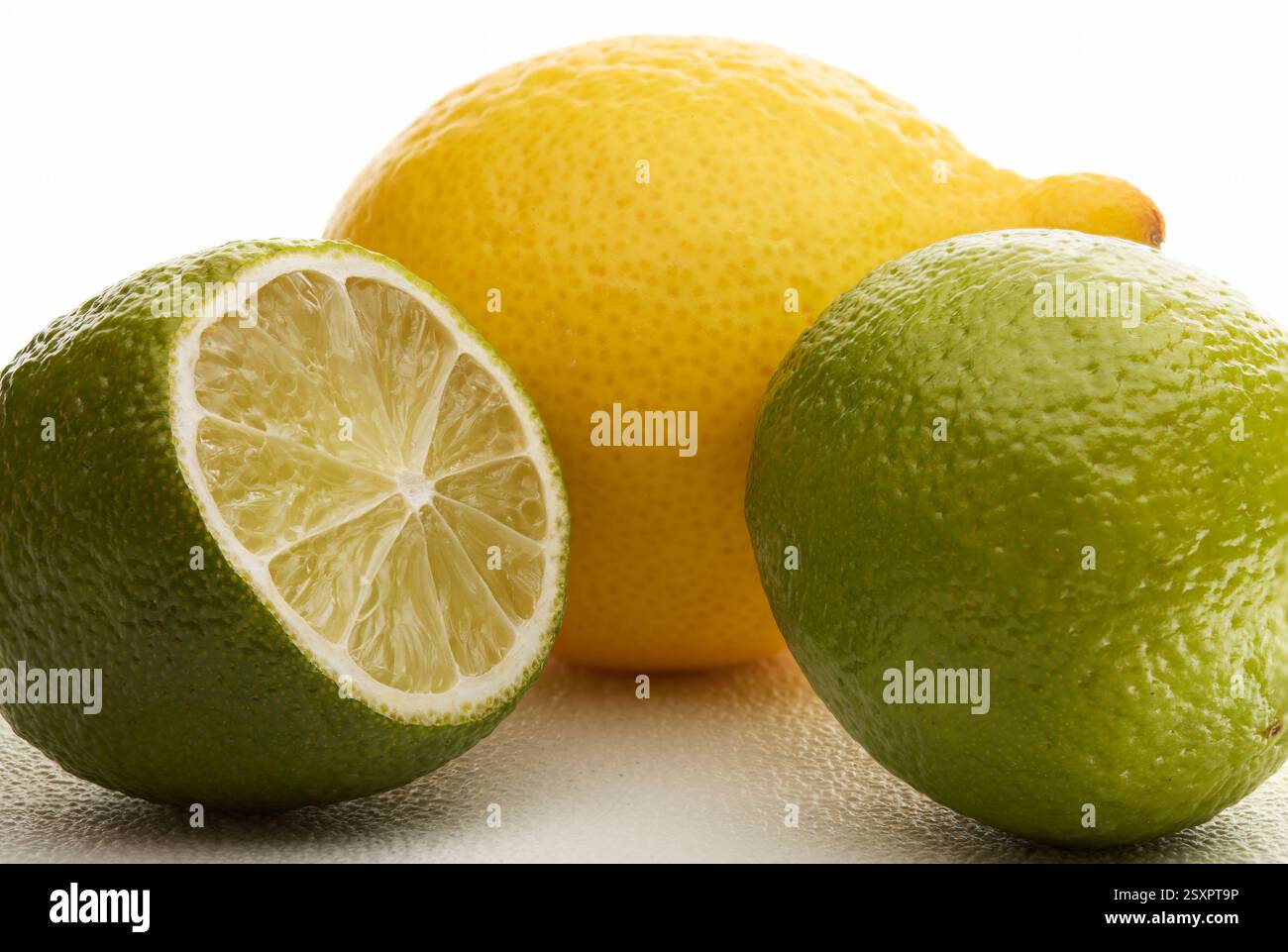 Citron et citron vert Banque D'Images