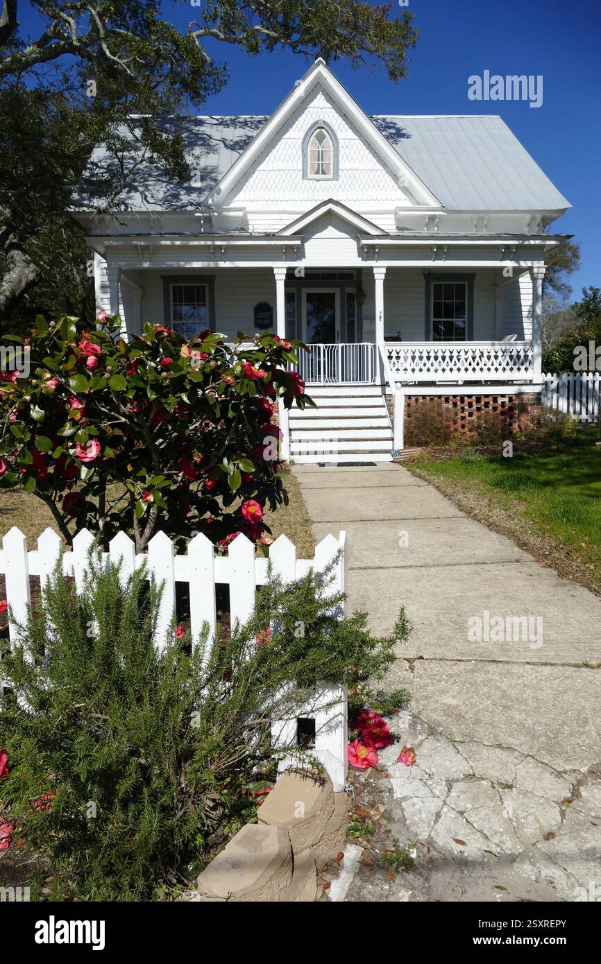 Southport NC Cottage Banque D'Images