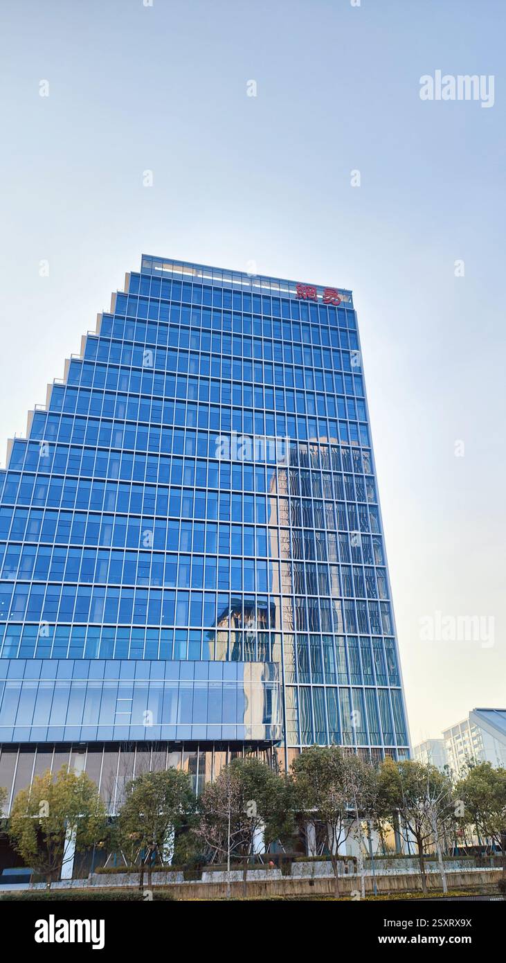 SHANGHAI, CHINE - 24 FÉVRIER 2025 - vue du siège de NetEase à Shanghai, Chine, 24 février 2025. Banque D'Images
