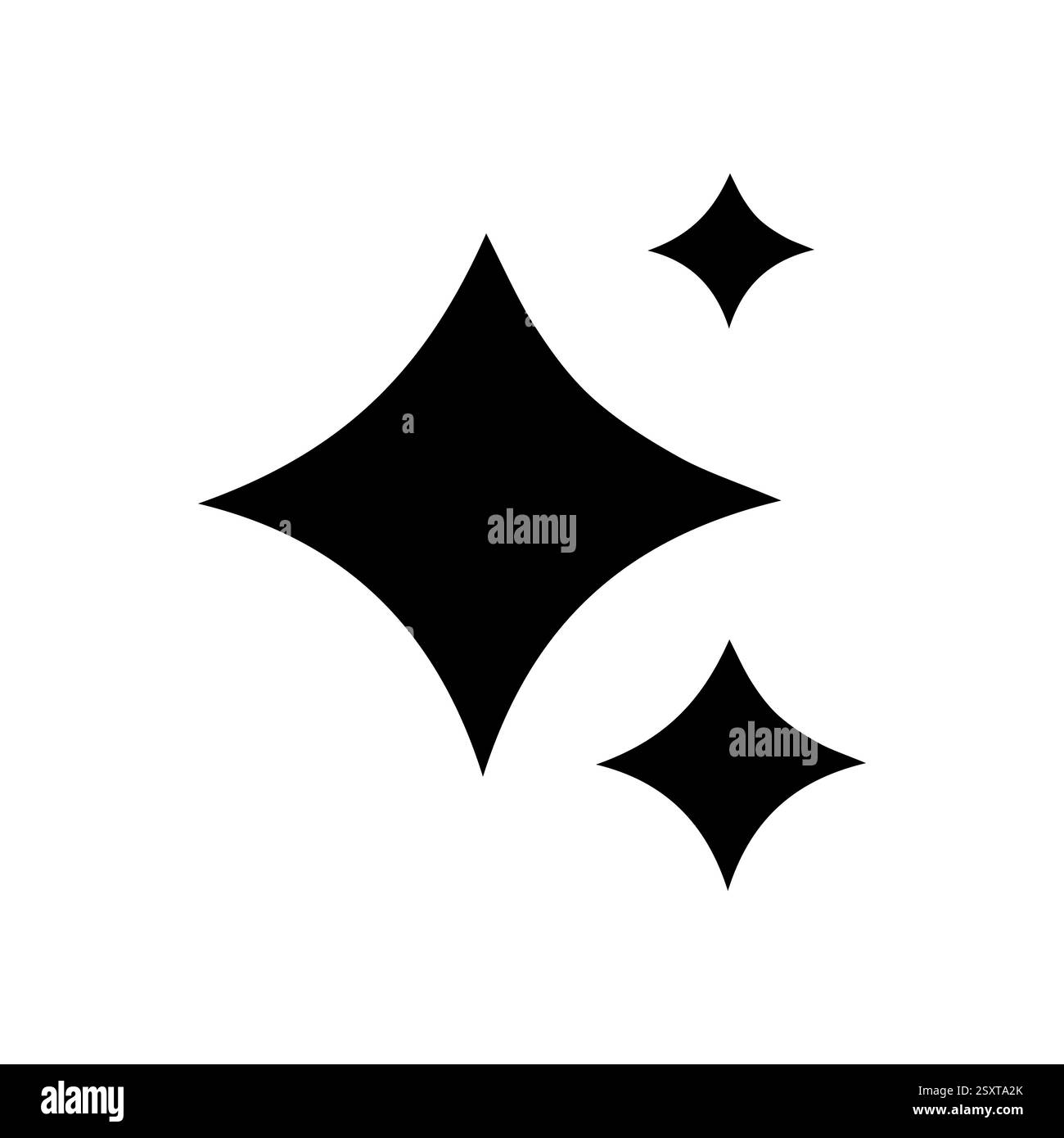 Icône d'éclat magique. Forme d'étoile brillante. Symbole scintillant lumineux. Figure lumineuse vectorielle. Illustration de Vecteur