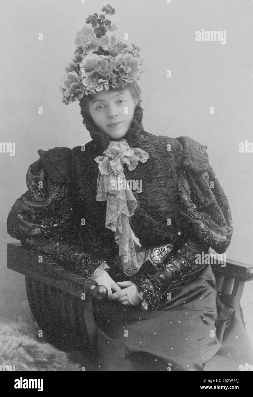 Paul Nadar - Réjane Banque D'Images