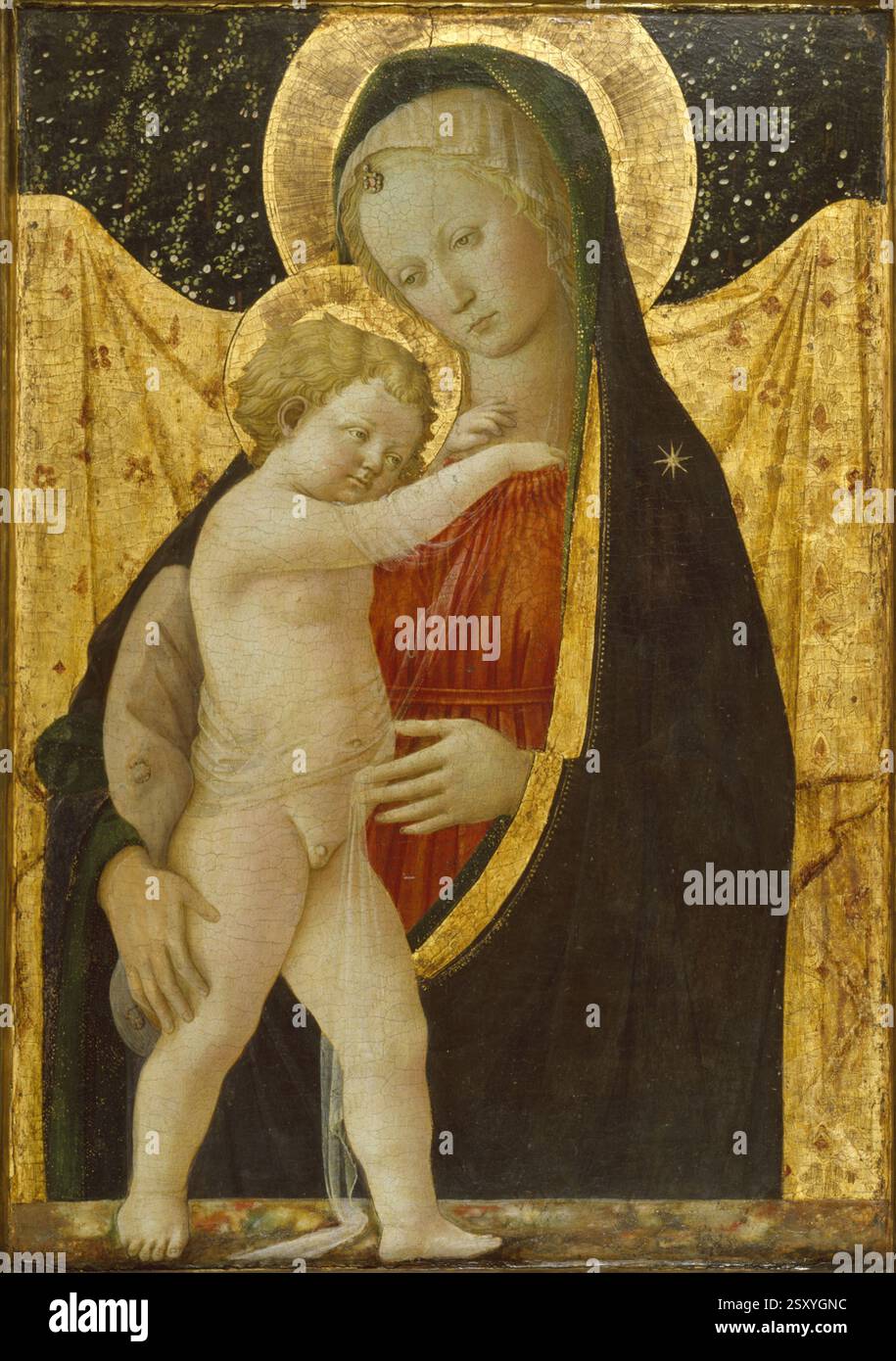 Madone et enfant Filippo Lippi (italien, vers 1406-1469) (artiste) vers 1446-1447 (Renaissance) tempera et feuille d'or sur panneau de bois (Renaissance Europe ) Banque D'Images Madone et enfant Filippo Lippi (italien, vers 1406-1469) (artiste) vers 1446-1447 (Renaissance) tempera et feuille d'or sur panneau de bois (Renaissance Europe ) Banque D'Images