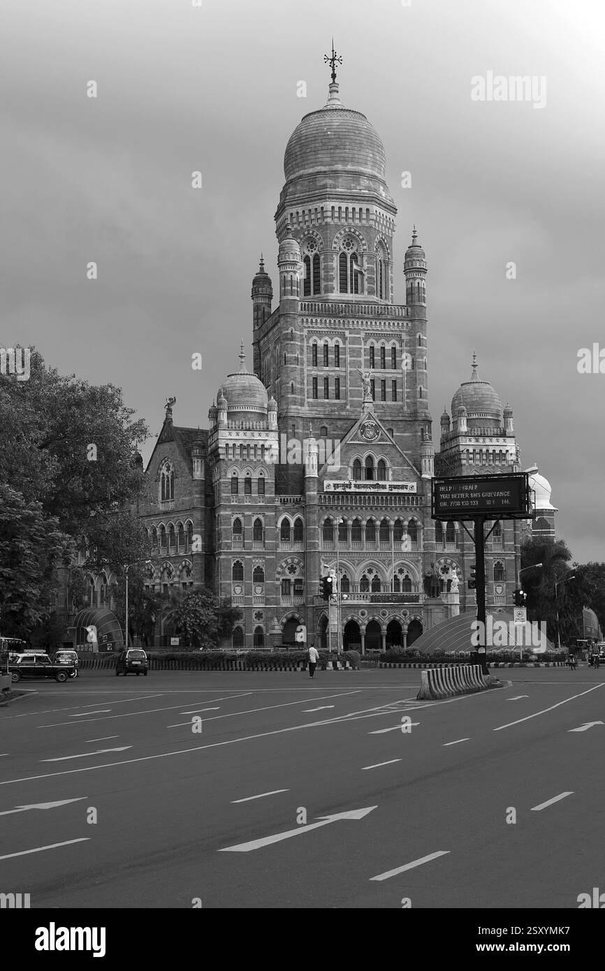 Bâtiment Municipal Corporation Mumbai Maharashtra Inde Asie Juillet 2012 Banque D'Images