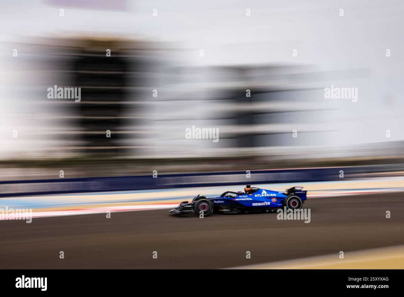Sakhir, Bahreïn. 26 février 2025. 23 ALBON Alexander (Tha), Williams Racing FW47, action lors des essais de pré-saison de formule 1 Aramco 2025 du Championnat du monde de formule 1 FIA 2025 du 26 au 28 février 2025 sur le circuit international de Bahreïn, à Sakhir, Bahreïn - photo Antonin Vincent/DPPI crédit : DPPI Media/Alamy Live News Banque D'Images