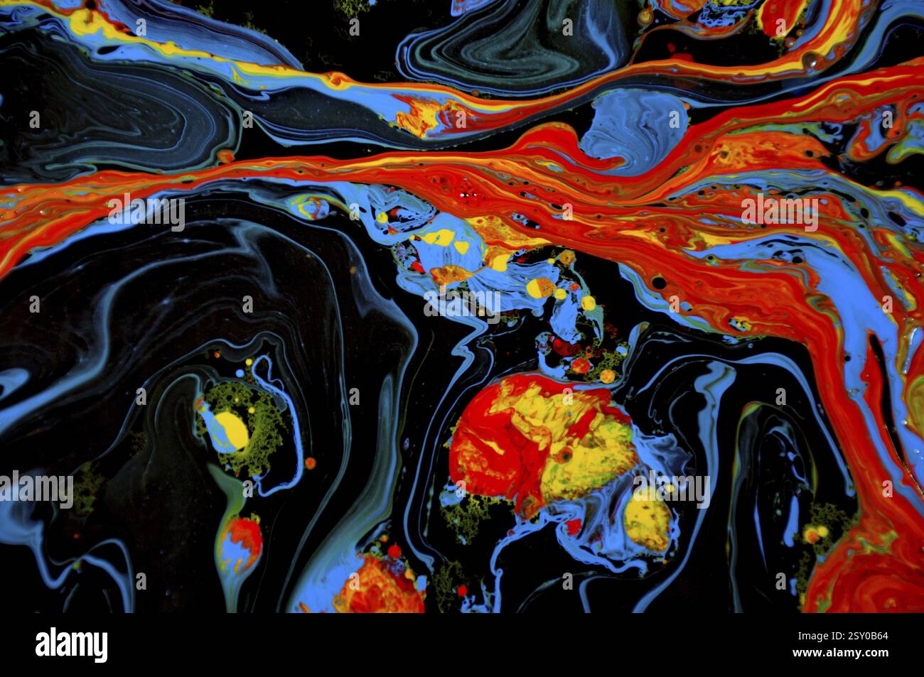 Palette abstraite de fond coloré, Art abstrait peinture acrylique fond de texture, couleurs de printemps, couleurs d'été, fond de festival de printemps, p Banque D'Images