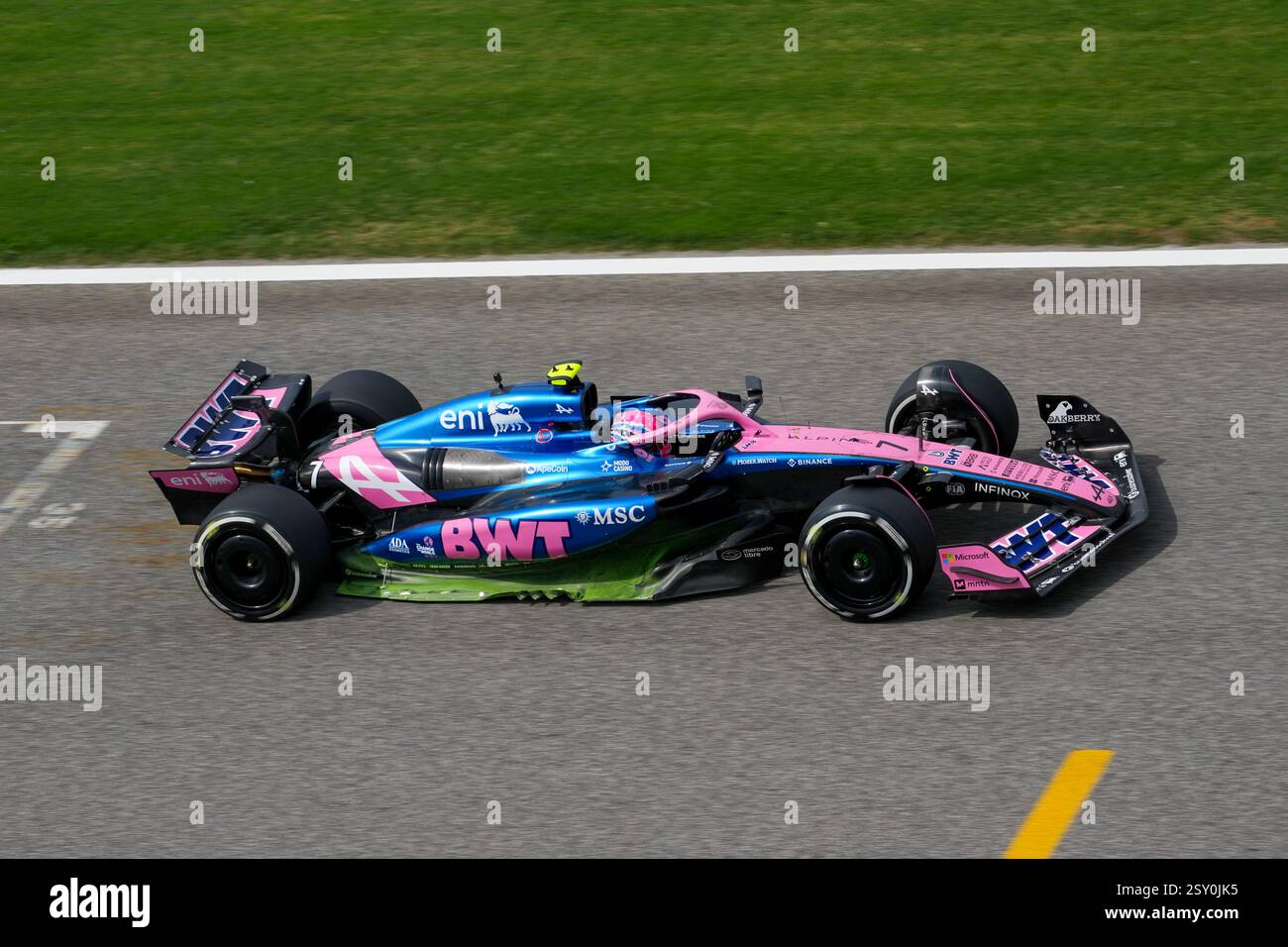 Sakhir, Bahreïn. 26 février 2025. Jack Doohan, lors des essais de formule 1, au Bahrain International circuit. Crédit : Alessio Morgese/Alessio Morgese/Emage/Alamy Live news Banque D'Images