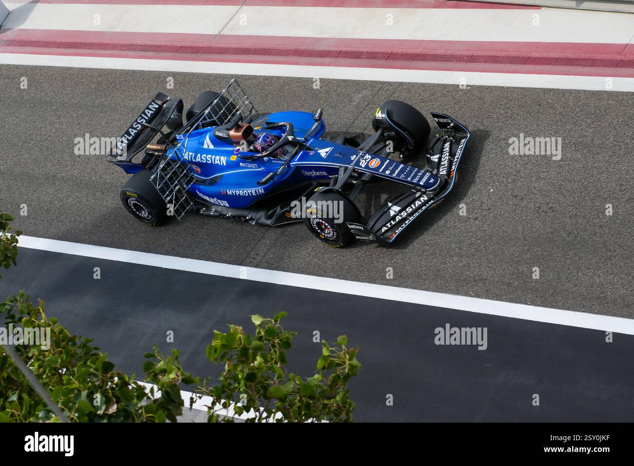 Sakhir, Bahreïn. 26 février 2025. Alexander Albon, lors des essais de formule 1, sur le circuit international de Bahreïn. Crédit : Alessio Morgese/Alessio Morgese/Emage/Alamy Live news Banque D'Images