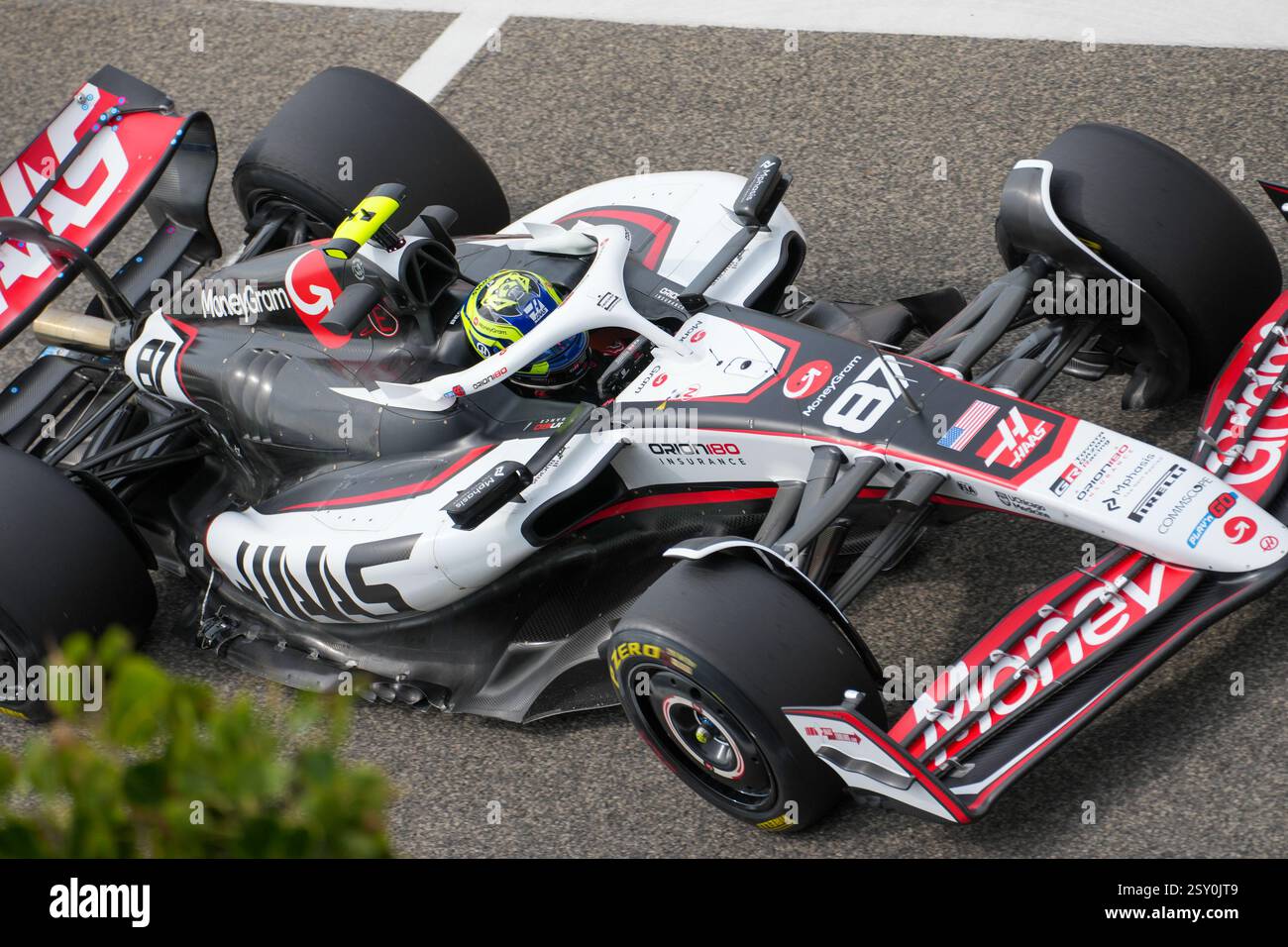 Sakhir, Bahreïn. 26 février 2025. Oliver Bearman, lors des essais de formule 1, au Bahrain International circuit. Crédit : Alessio Morgese/Alessio Morgese/Emage/Alamy Live news Banque D'Images