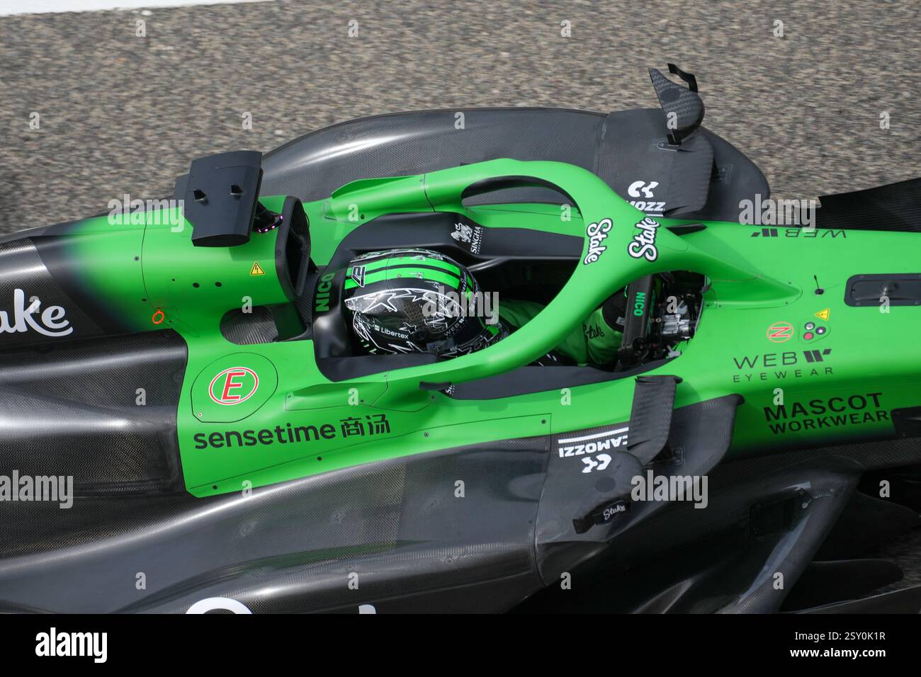 Sakhir, Bahreïn. 26 février 2025. Nico Hulkemberg, lors des essais de formule 1, au Bahrain International circuit. Crédit : Alessio Morgese/Alessio Morgese/Emage/Alamy Live news Banque D'Images