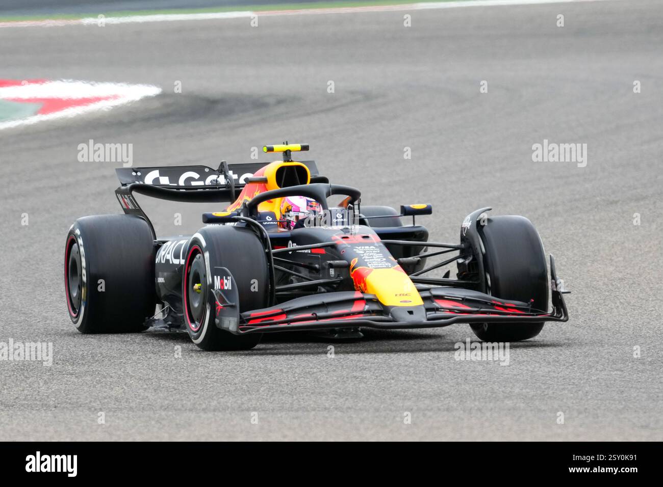 Sakhir, Bahreïn. 26 février 2025. Liam Lawson, lors des essais de formule 1, au Bahrain International circuit. Crédit : Alessio Morgese/Alessio Morgese/Emage/Alamy Live news Banque D'Images