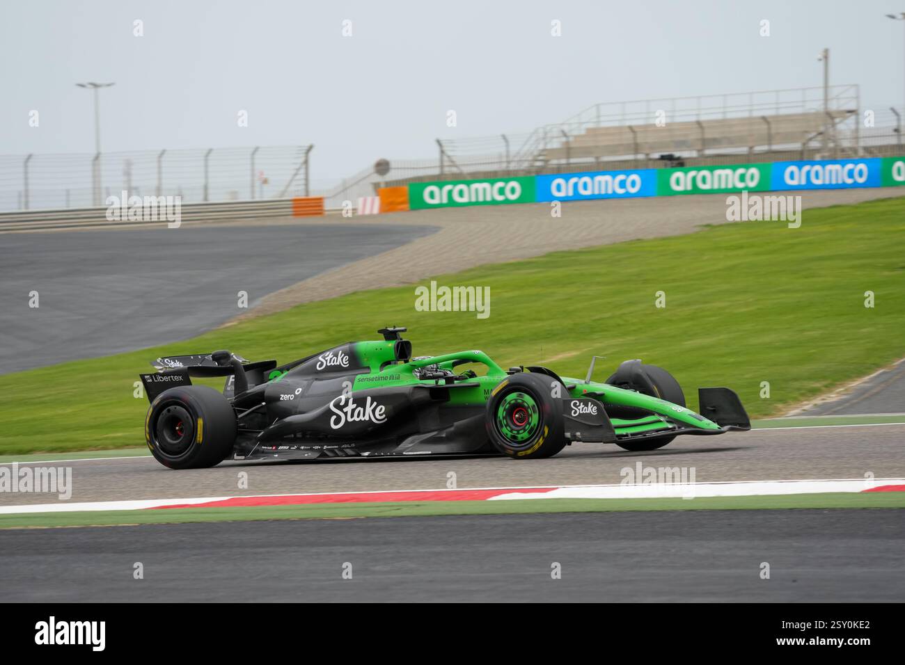 Sakhir, Bahreïn. 26 février 2025. Nico Hulkemberg, lors des essais de formule 1, au Bahrain International circuit. Crédit : Alessio Morgese/Alessio Morgese/Emage/Alamy Live news Banque D'Images