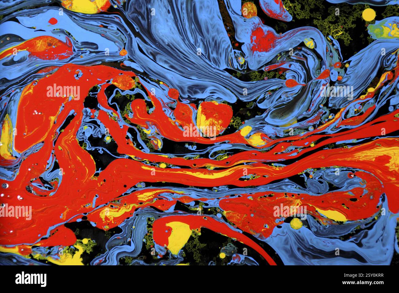 Palette abstraite de fond coloré, Art abstrait peinture acrylique fond de texture, couleurs de printemps, couleurs d'été, fond de festival de printemps, p Banque D'Images