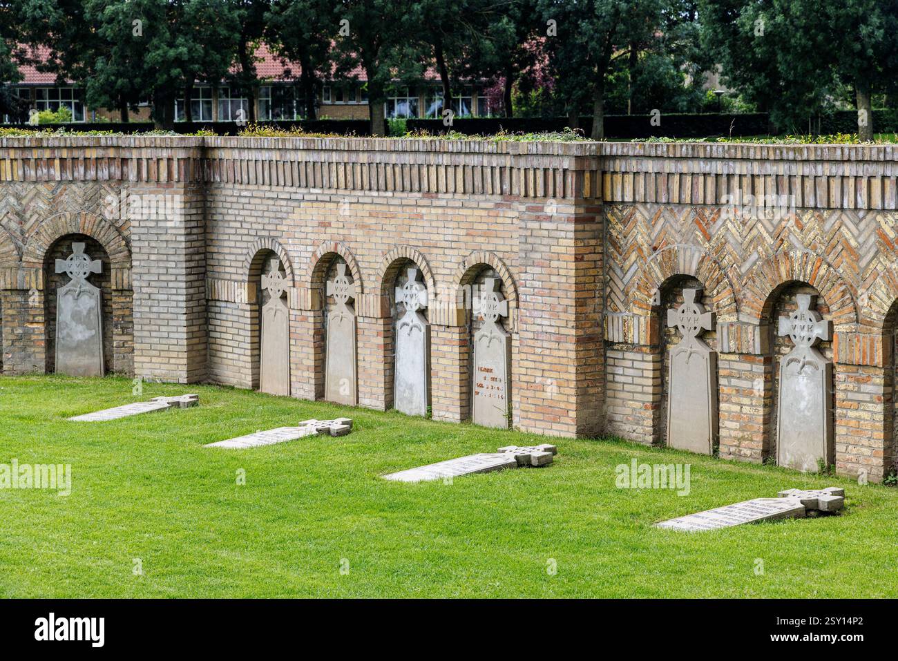 Mémorial AVV-VVK pour les soldats flamands, Diksmuide, Flandre occidentale, Belgique Banque D'Images