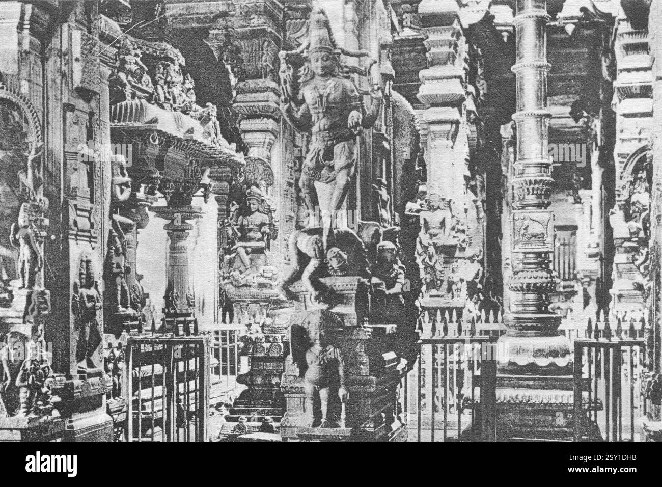 Temple Meenakshi, Madurai, Tamil Nadu, Inde, Asie Banque D'Images
