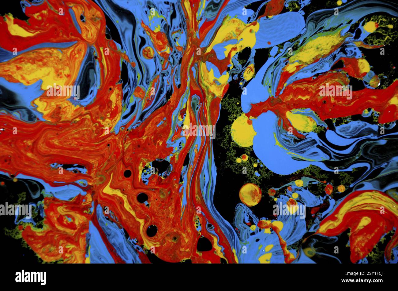 Palette abstraite de fond coloré, Art abstrait peinture acrylique fond de texture, couleurs de printemps, couleurs d'été, fond de festival de printemps, p Banque D'Images