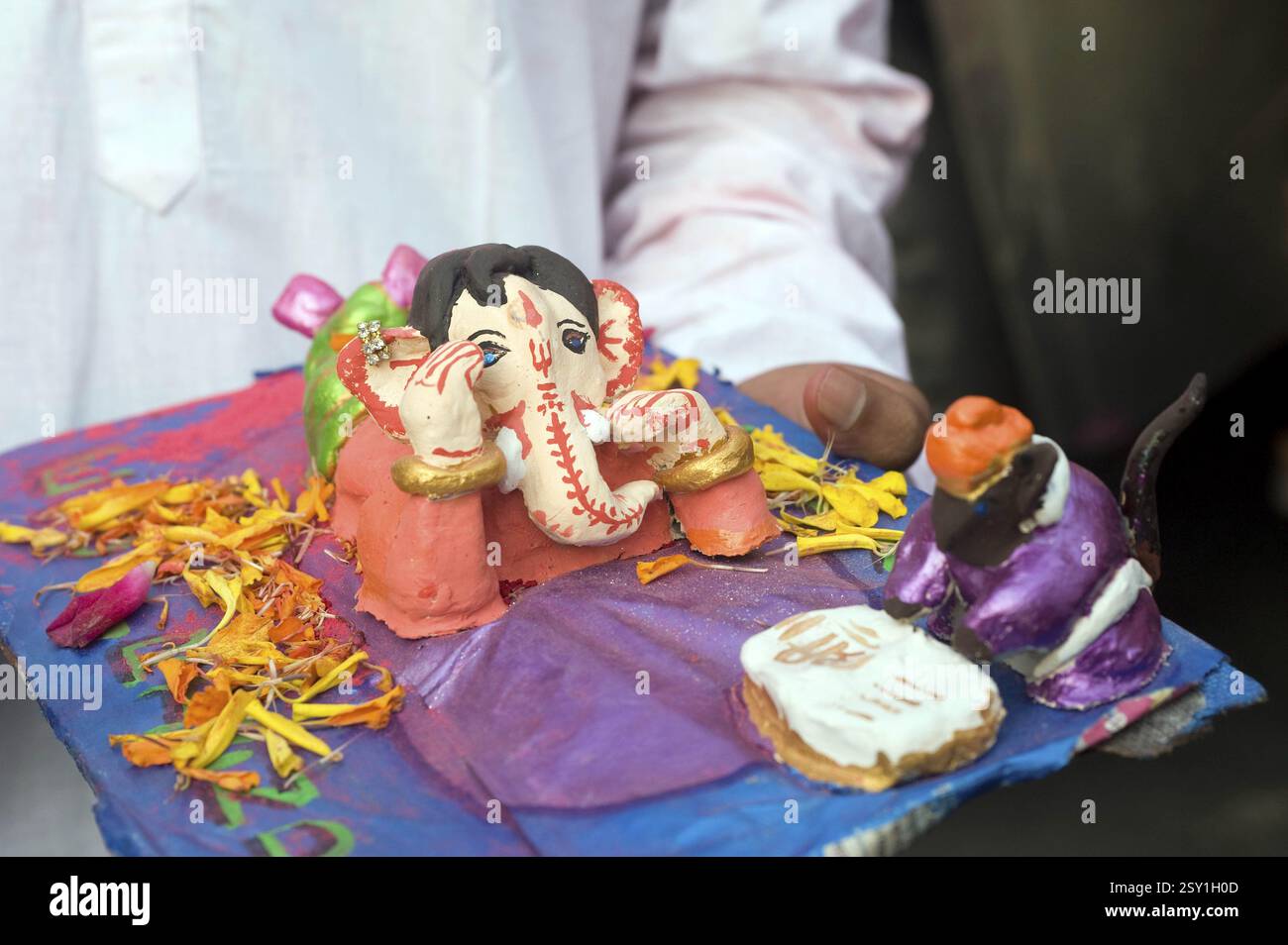 Ganesh festival, Mumbai, Maharashtra, Inde, Asie Banque D'Images