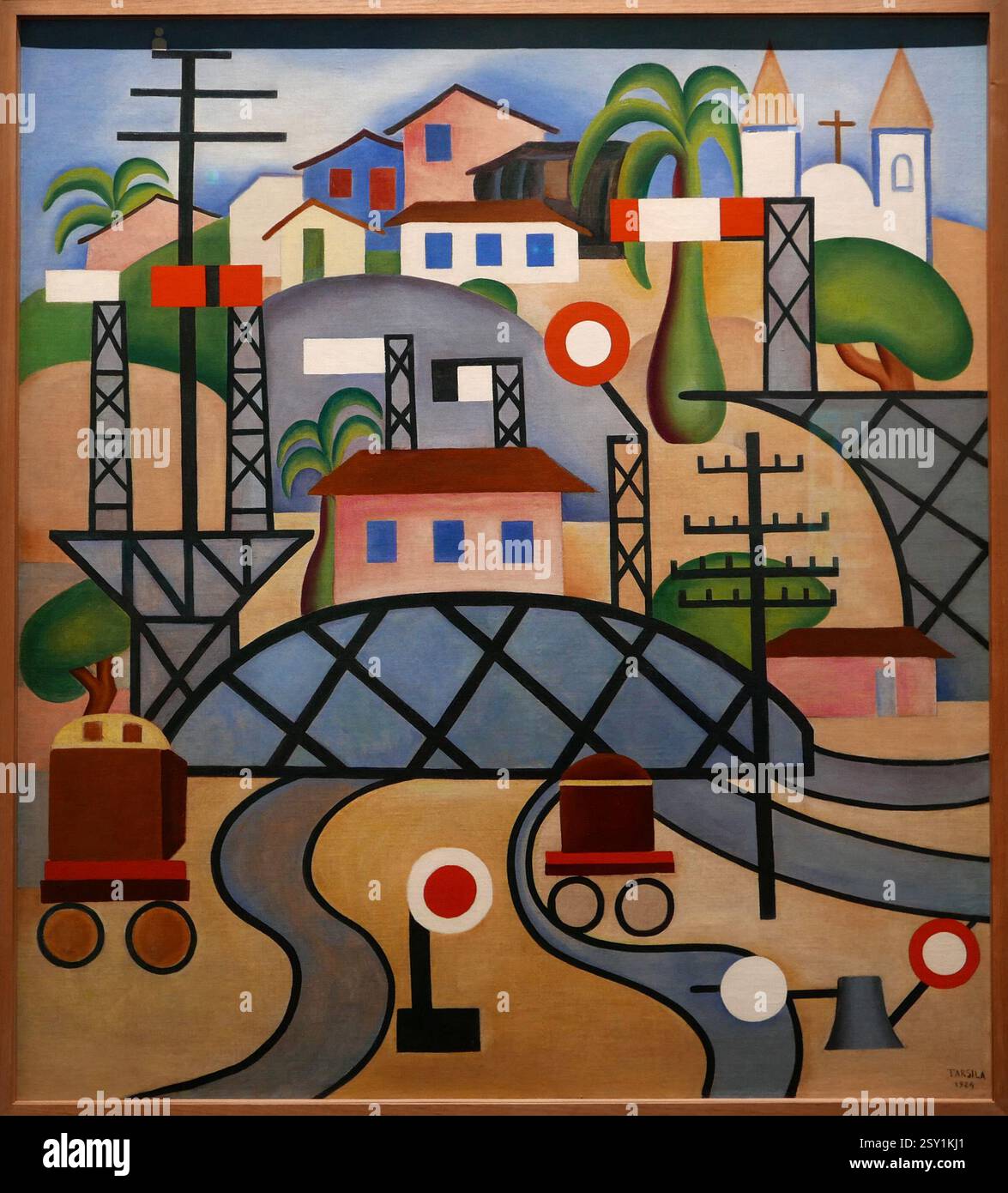 Exposition Tarsila do Amaral, Musée du Luxembourg, Senat, Paris, France, Europe Banque D'Images