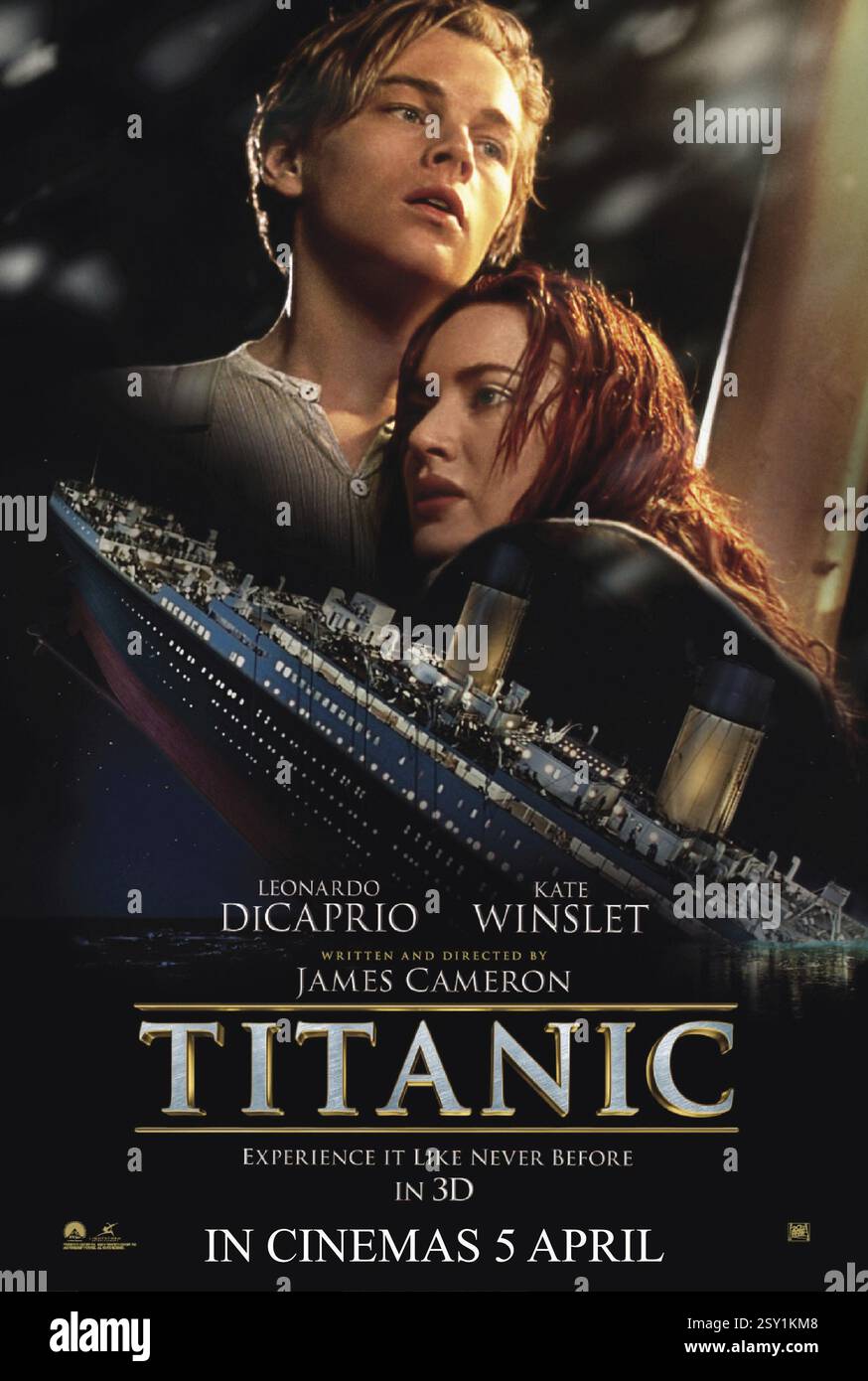 Affiche de film hindi du titanic, inde, asie Banque D'Images