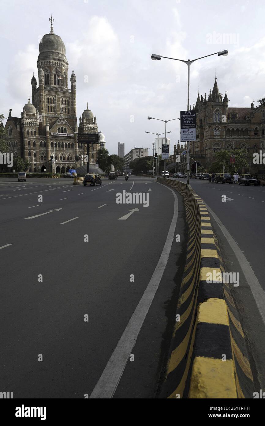 Bâtiment Municipal Corporation Mumbai Maharashtra Inde Asie Juillet 2012 Banque D'Images