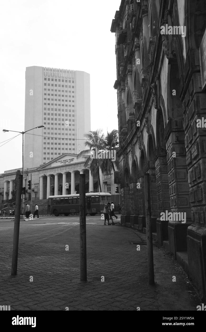 Société asiatique de l'hôtel de ville Bibliothèque centrale de l'État de Maharashtra Mumbai Inde Asie Juin 2012 Banque D'Images
