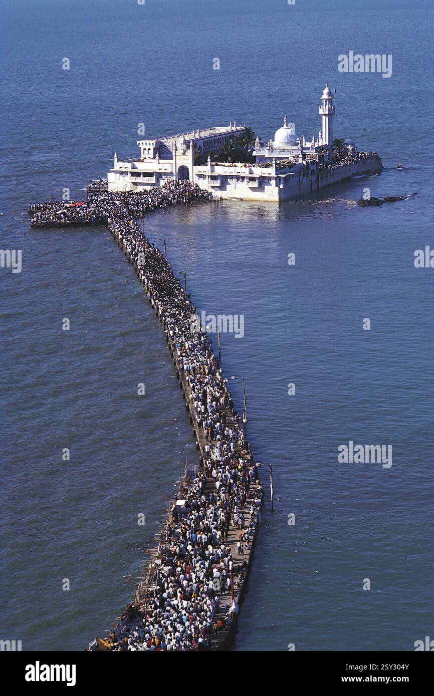Haji Ali dargah, Mumbai, Maharashtra, Inde, Asie Banque D'Images
